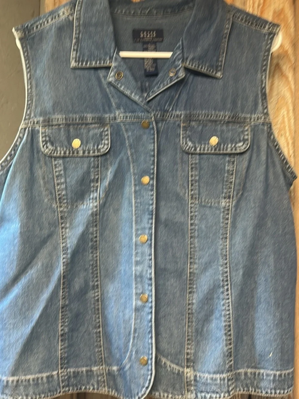 Crazy Horse Denim vest